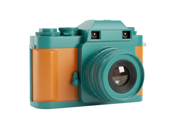 Retro camera captures vibrant memories with nostalgic charm