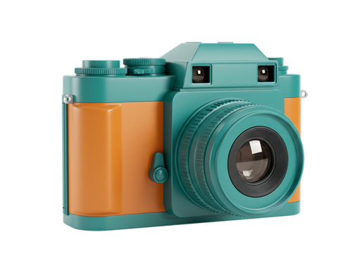 Retro camera captures vibrant memories with nostalgic charm