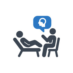 Psychology mental health therapy icon