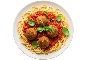 Savory spaghetti and meatballs, a comforting Italian classic