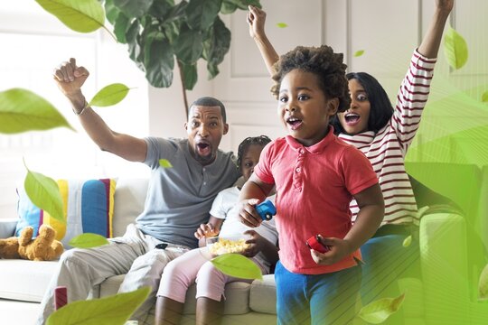 African family spending time together - Powered by Adobe