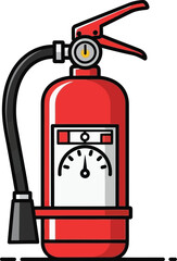 fire extinguisher vector illustration