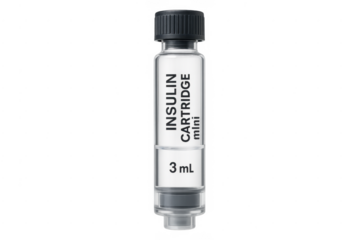 Insulin cartridge mini vial for diabetes treatment