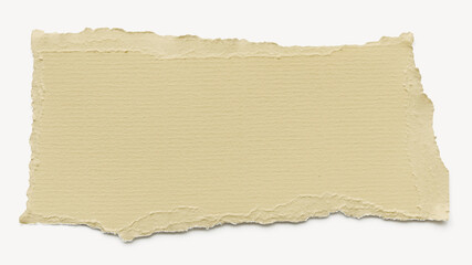 Naklejka premium Kraft torn paper png cut out rectangular strip collage element on transparent background