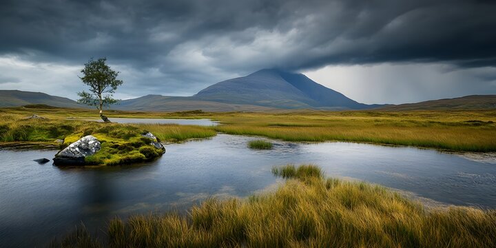 Neon lit futuristic cityscape at night with glowing skyscrapers and light trails