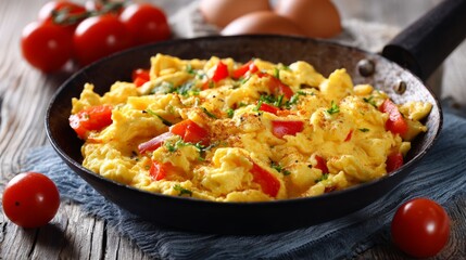 Top view of traditional ukrainian or belarusian rustic table setting featuring authentic national breakfast or lunch dishes with homemade food, fresh ingredients, wooden utensils, and warm cultural di