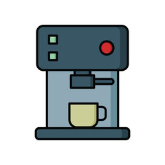 Kitchen Utensil Coffee Maker Icon Vector Design