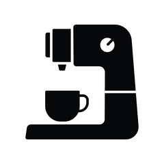 Kitchen Utensil Coffee Maker Icon Vector Design