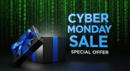 Cyber Monday Sale Special Offer Technology Background