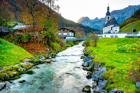 Ramsauer Ache River - Germany