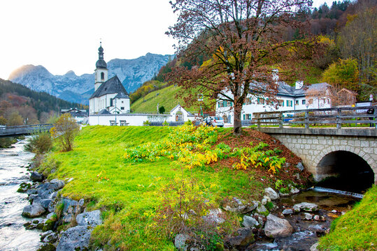 Ramsauer Ache River - Germany