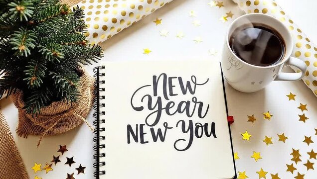 New years resolution still life