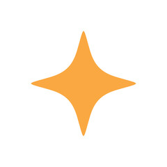 Star Shape Decoration Icon Template Illustration Design