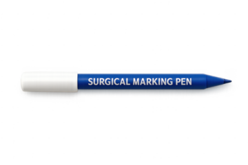 Blue surgical skin marker tool for medical procedures