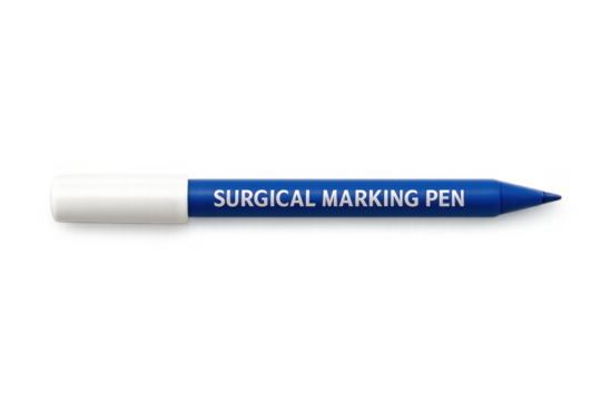Blue surgical skin marker tool for medical procedures