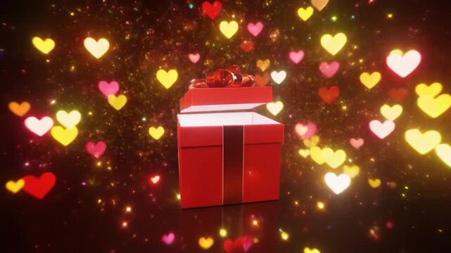red gift box