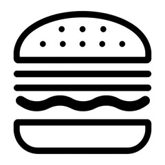fast food icon isolated PNG transparent
