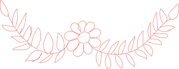 Red heart with heartbeat vector illustration for a Valentine's Day card design on a white background