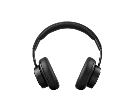 Sleek Black Over-Ear Headphones for Immersive Audio Experience