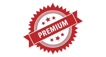 Bold red premium quality seal with "PREMIUM" text