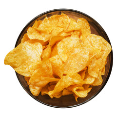 Chips png collage element, transparent background