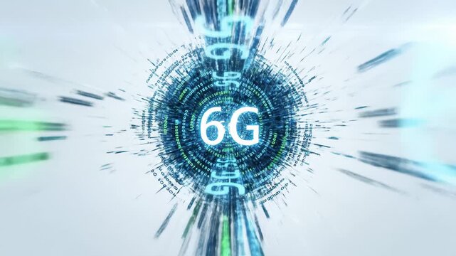 Abstract 6g Technology Connection Network - Powered by Adobe