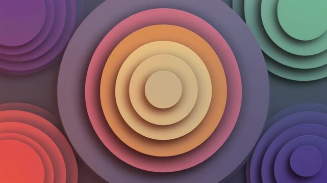 abstract background with circles