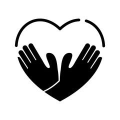 Mental health solid icon. Honesty illustration.