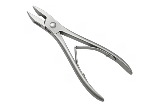 Stainless steel cuticle nipper for manicure and pedicure