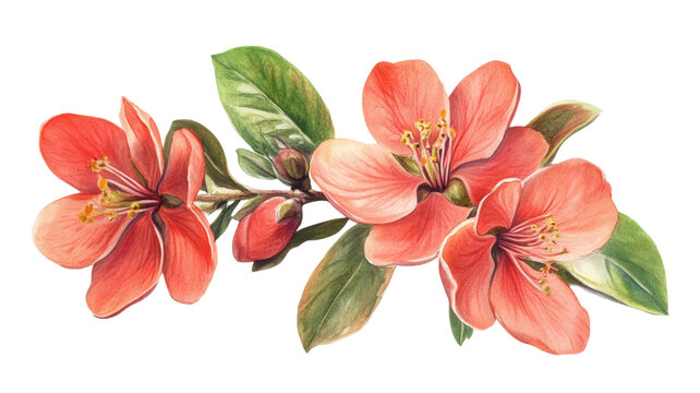 Flower art illustration featuring vibrant floral patterns and delicate petals showcasing artistic design and colorful composition isolated on white background