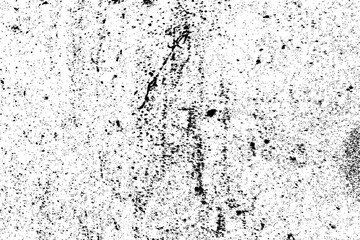 Obraz premium Grungy distressed overlay texture with scattered black particles and subtle scratches effect