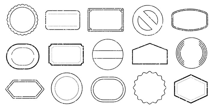 PNG Versatile vintage frame collection , set on transparent background