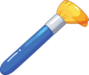 Vibrant cartoon paint brush vector illustration for art & design