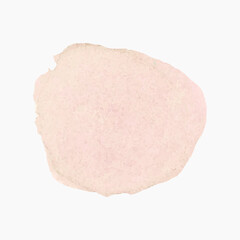 Pink badge, watercolor texture vector
