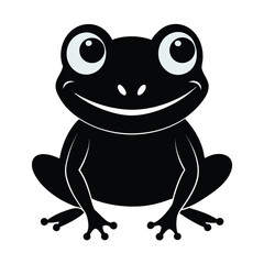 Frog cartoon vector illustration