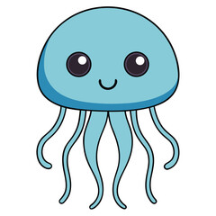 Jellyfish cartoon character
