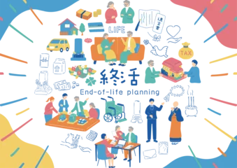 Fototapeten Pony 終活に向き合う家族  © kid_a