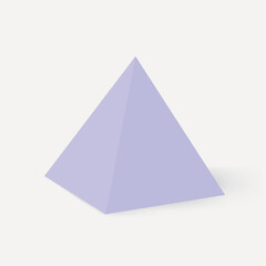 Fototapeta premium 3D pyramid shape vector