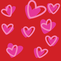 Happy Valentines Day templates for social media posts, cover, poster, banners, marketing, sales promotion and card design. Vector backgrounds.