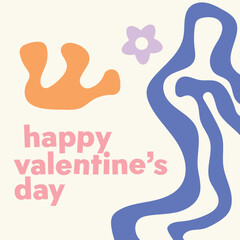 Happy Valentines Day templates for social media posts, cover, poster, banners, marketing, sales promotion and card design. Vector backgrounds.