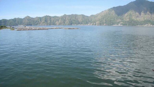 Batur Lake and surroundings in Bangli regency of Bali-Indonesia