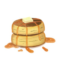 sweet pancake is delicious food