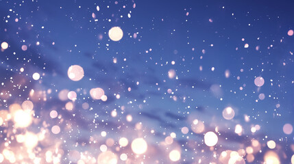 雪降るクリスマスの夜