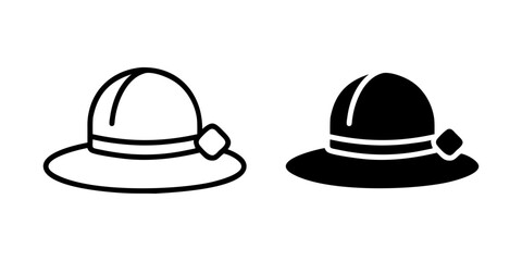 Hat Icon for Fashion, Accessories, Headwear, and Style Design