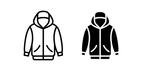 Hoodie Icon for Fashion, Casual Wear, and Street Style Apparel