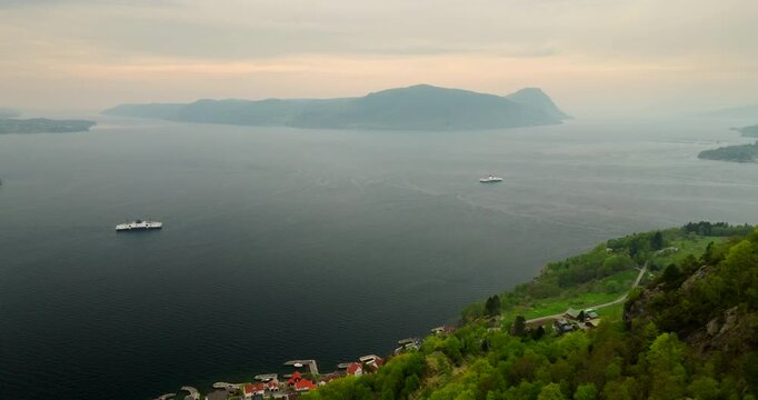 World first hydrogen ferries, innovation, technology, future transportation. Norway drone