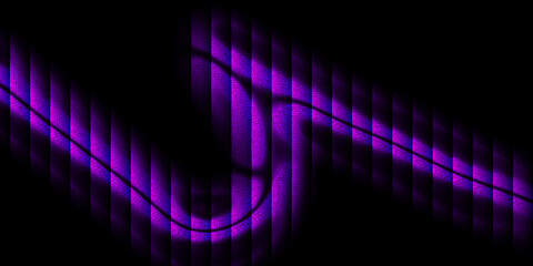 Abstract digital wave pattern with glowing vertical purple lines and subtle texture effect