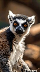 Obraz premium Close-up lemur portrait