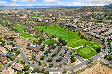 neighborhood golf course in prescott valley arizona  © Allison