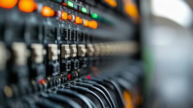 selective focus professional maintaining servers for smooth mobile app operation - Powered by Adobe